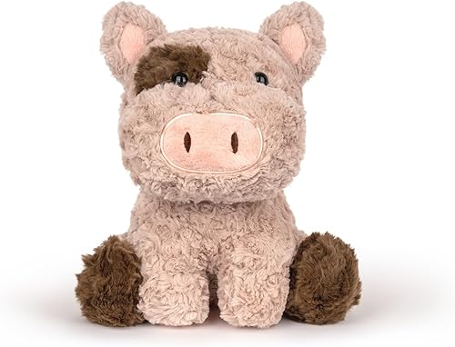 Wanwu World Cerdo de peluche de cerdo lindo peluche de peluche rosa animales de peluche para niñas niños niños 8.3 pulgadas