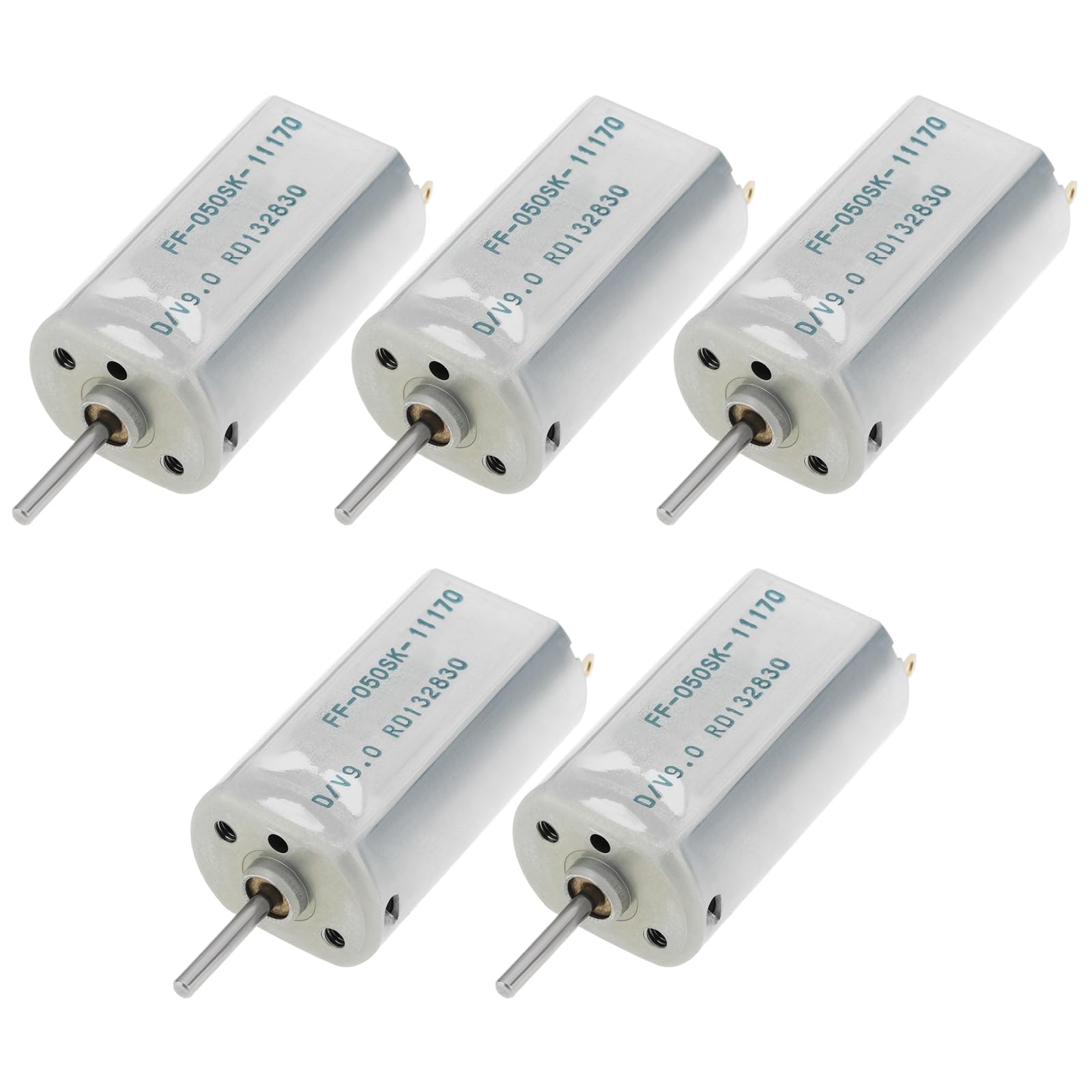ECSiNG 5pcs DC 6V-9V 050 Mute Toy Motor High Speed Micro Mini Motor 14000RPM Replacement Part FF-050SK-11170 Suitable for Mini Fan Electric Toy Car Etc