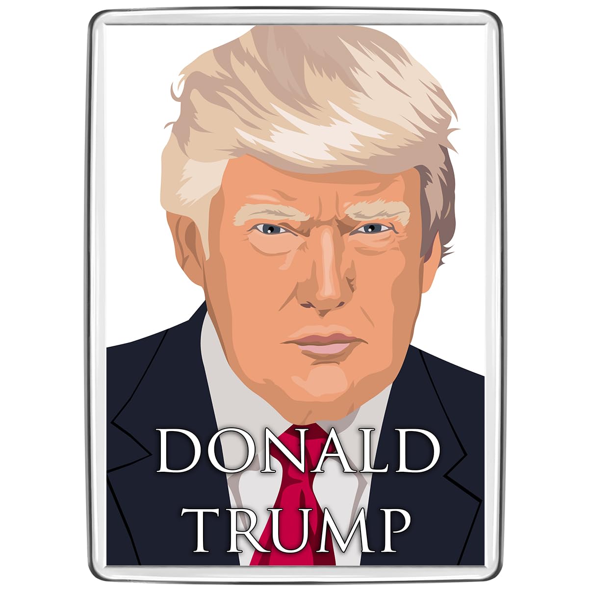 Pixly Clear Pixly® Donald Trump Fridge Magnet Large Jumbo Size Funny Joke Keepsake Novelty Refrigerator Magnets Gift