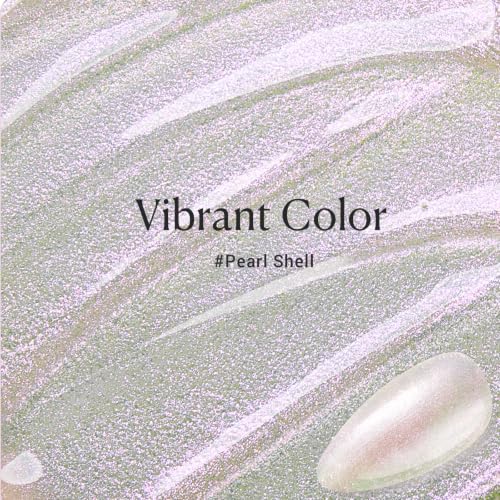 Image of AZUREBEAUTY 18ml Shimmer Pearl Chrome Nail Polish