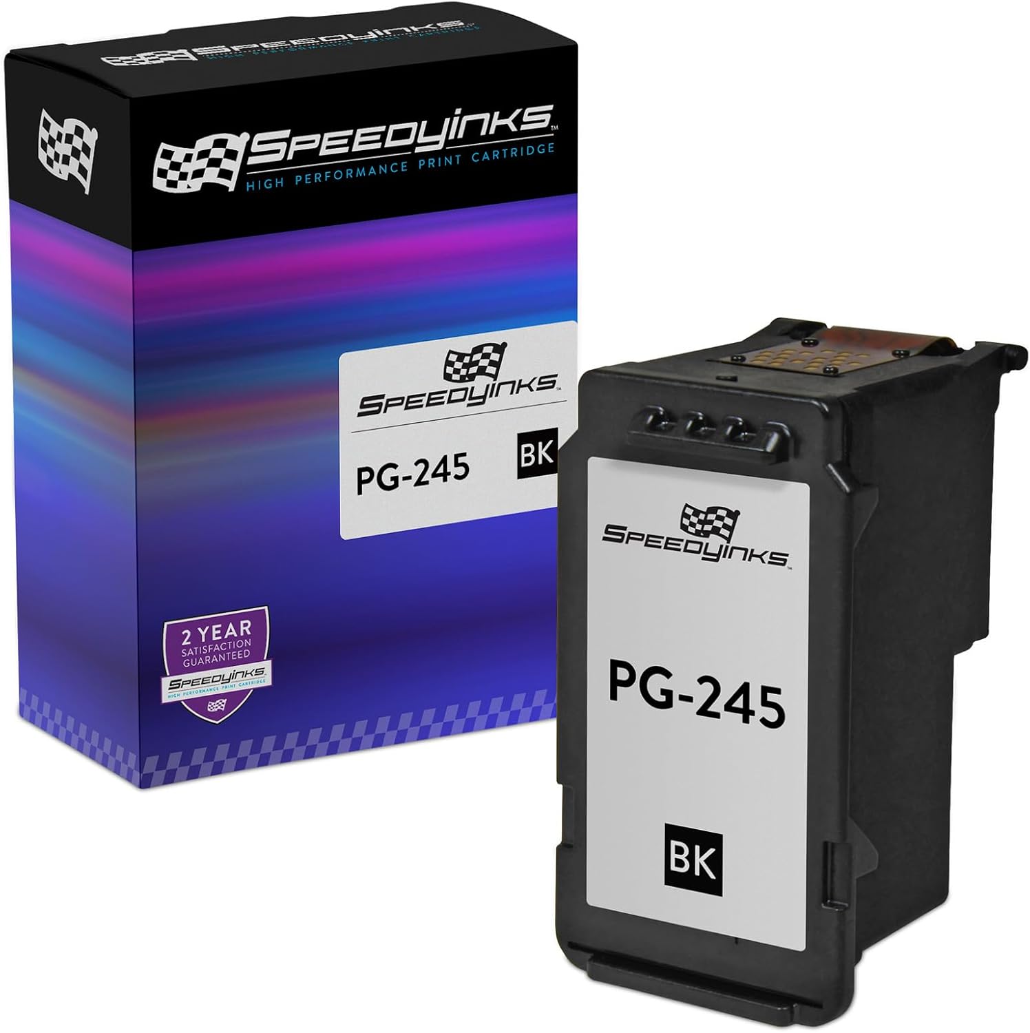 SPEEDYINKS Compatible Ink Cartridge Replacement for PG-245 (Black) Compatible w PIXMA iP2820 MG2520 MG2522 MG2555 MG2920 MG2924 MG3020 MX490 MX492 TR4522 TR4550 TS302 TS3120 TS3129 TS3320 and More