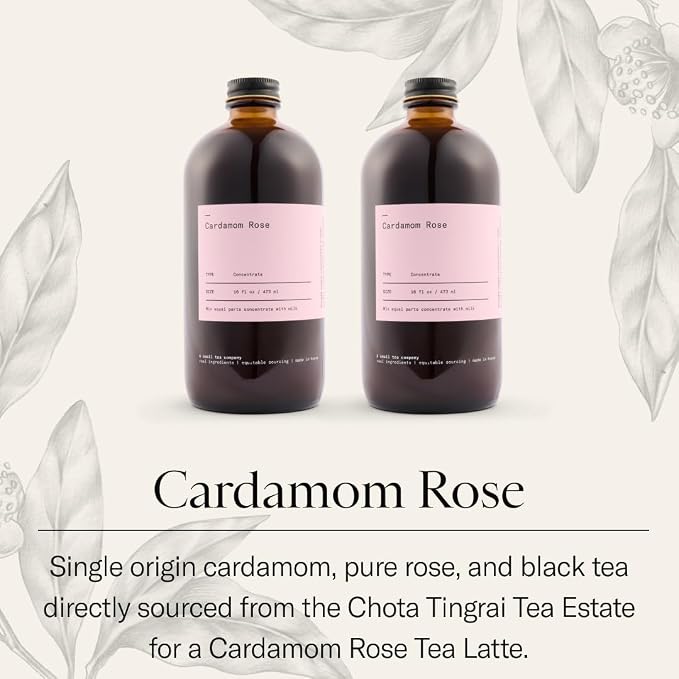 Té concentrado de cardamomo y rosa, pack de 2 miniatura 2