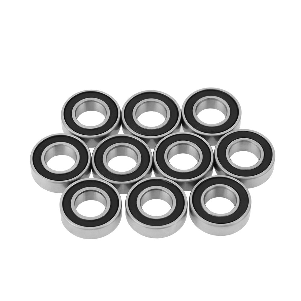 Lot De 10 Roulements à Billes 688-2RS - 8x16x5 Mm - Joints Caoutchouc 2RS - Haute Qualité Pour Machines Et Bricolage