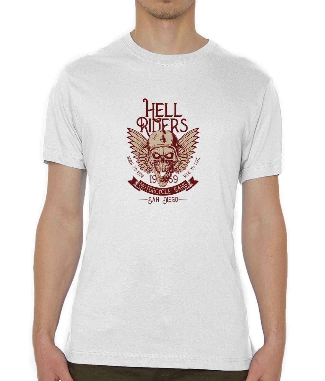 T-shirt manches courtes Unisexe RIDE THE WILD GRAPHIC Sable - MONDOVELO