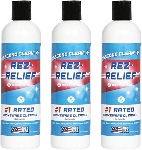 SNOWTREE - Solución limpiadora de vidrio 420 para vidrio, cerámica, metal y silicona - Botella de 12 onzas líquidas - Líquido limpiador de vidrio