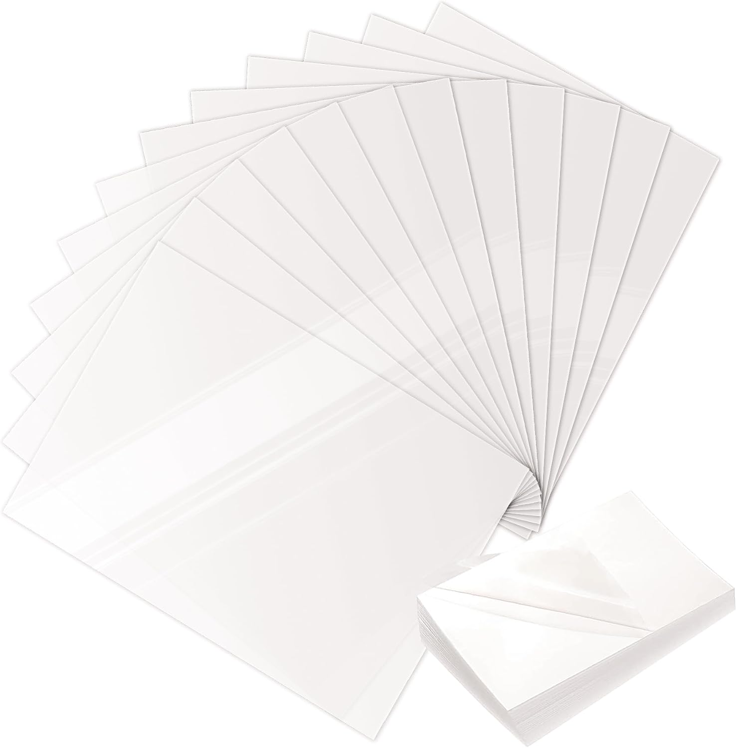30 Large Resin Shaker Film Sheets 210x150mm A5 for Keychain Charms