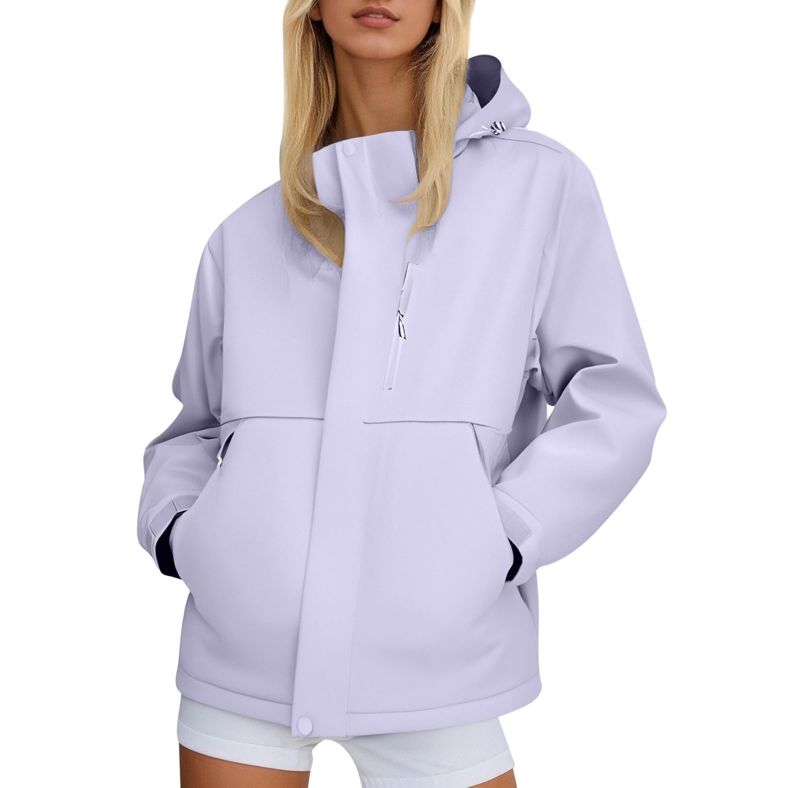 Giacche Antipioggia Per Donna, Leggere, Antivento, Da Escursionismo, Viaggio, Esterno, Con Cappotto Trench Invernale Impermeabile Moto Donna Giacca Pioggia Soft Shell Anti Tascabile
