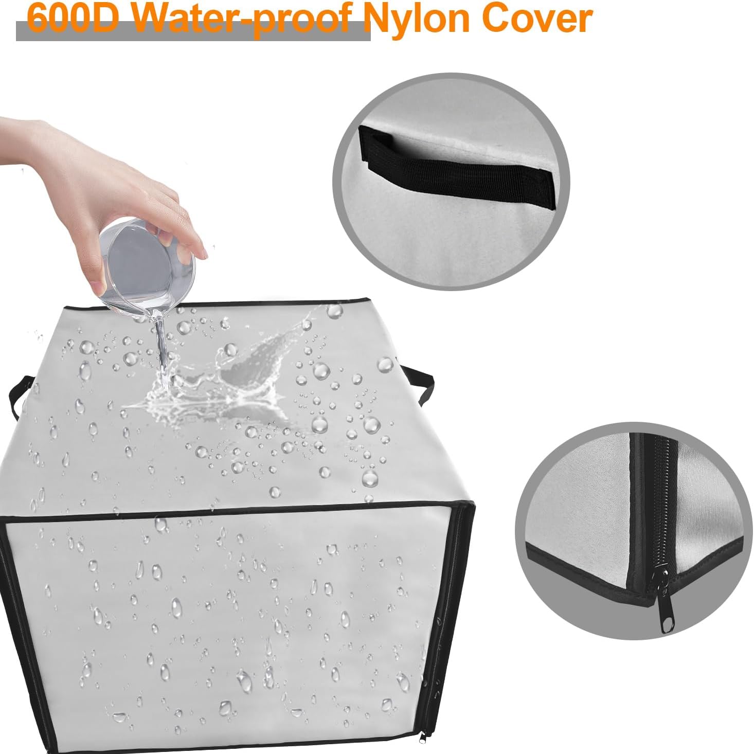 Printer Dust Cover Antistatic Water-Proof Printer Protective Cover Heavy Duty Business Printer Case for Brother MFC-L8900CDW MFC‐L8905CDW MFCL8610CDW Business Printer (Silver)