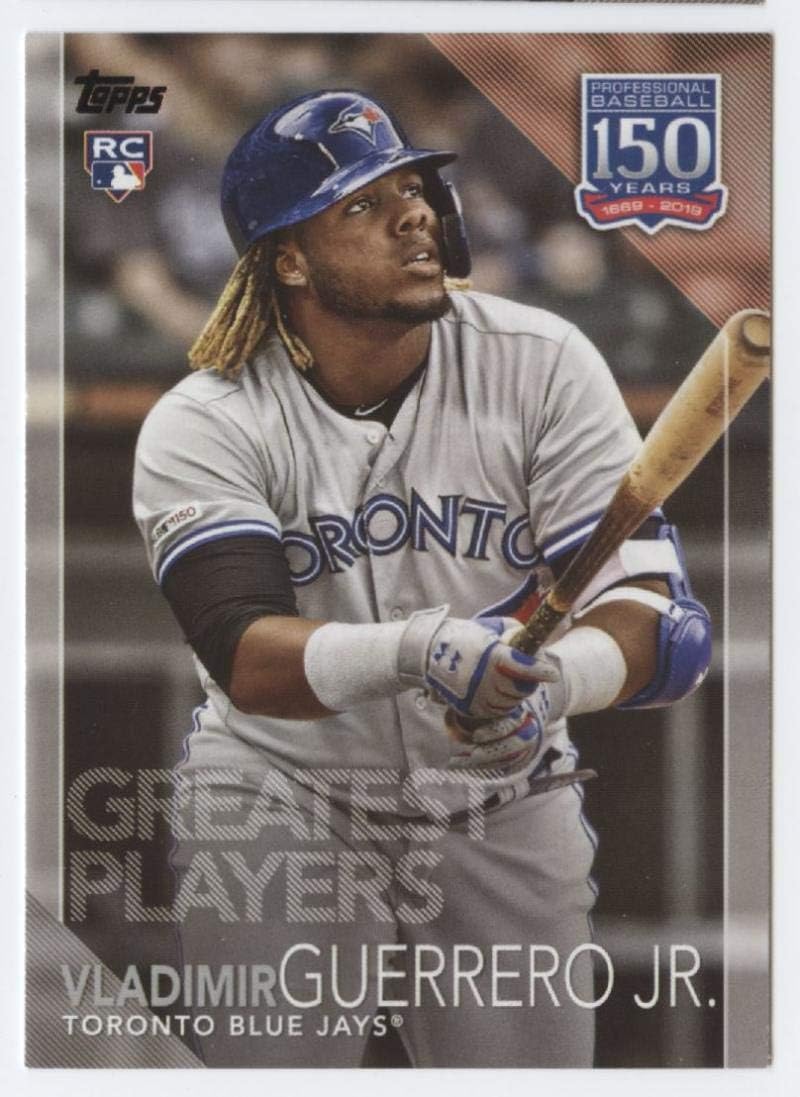 2019 Topps Update 150 Years of Professional Baseball #150-44 Vladimir Guerrero Jr. RC Rookie Toronto Blue Jays MLB Baseball Trading Card