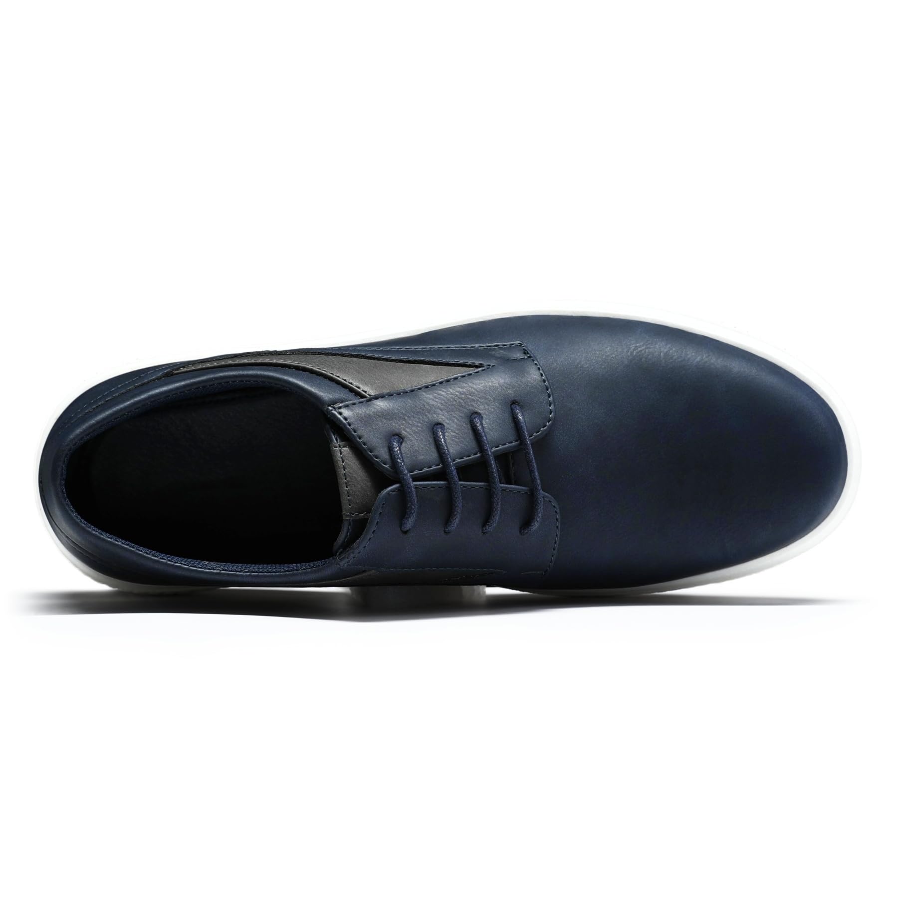 Allthemen Hombre Zapatillas Deportivas Cómodas Con Cordones Para De Piel Oxford Transpirable, Ideales Para El Trabajo