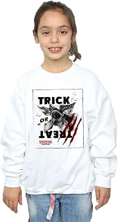 Absolute Cult Netflix Girls Stranger Things Trick Or Treat Slash Sweatshirt