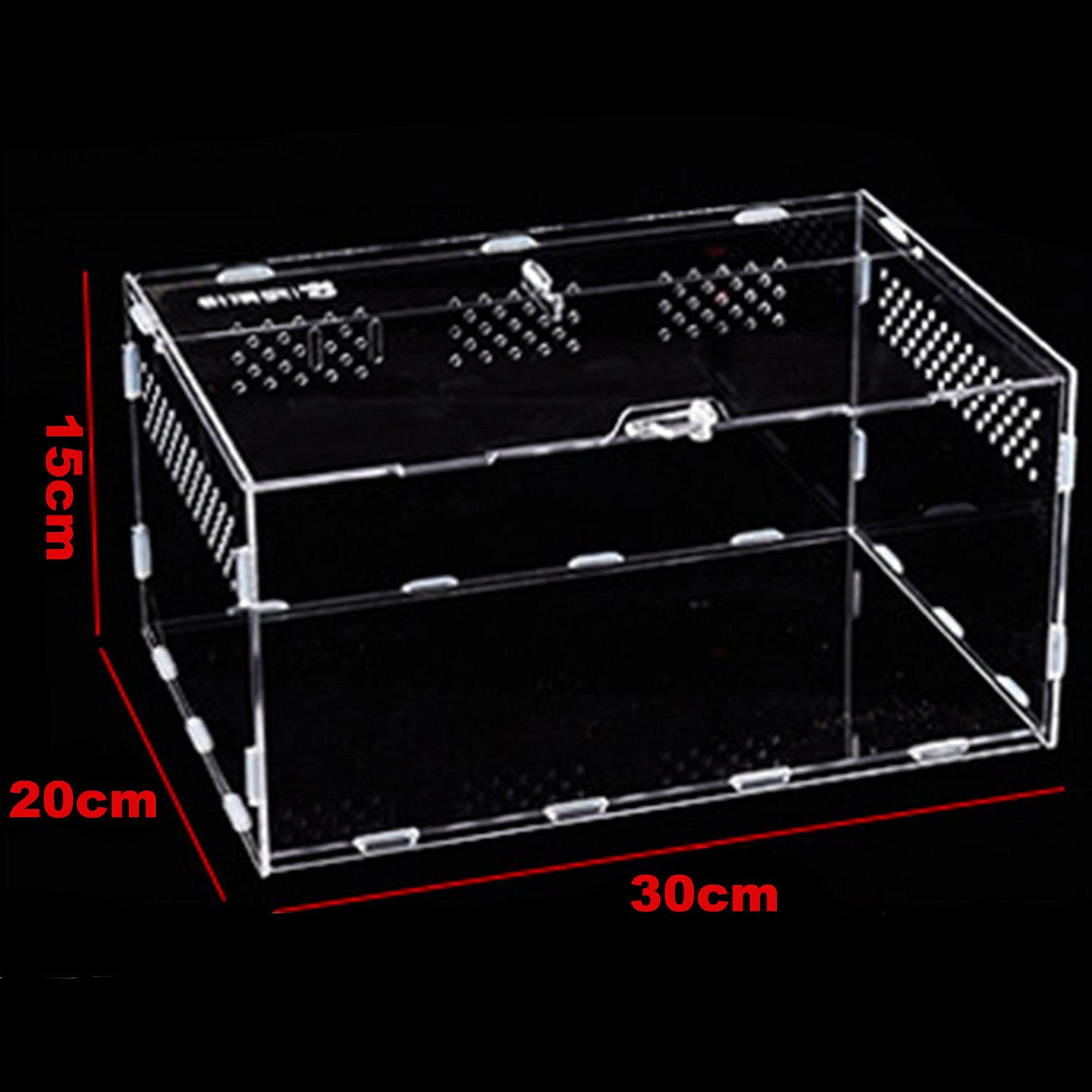 Reptielenvoederbox Plastic Terrarium Clear Containers Voor Spinnen Hagedissen Kikkers Bidsprinkhanen Draagbare Habitat Voor Kleine Huisdieren Sl S Reptielenvoederbox Plastic Terrarium Clear Containers Voor Spinnen Hagedissen Kikkers Bidsprinkhanen Draagbare Habitat Voor Kleine Huisdieren Sl S