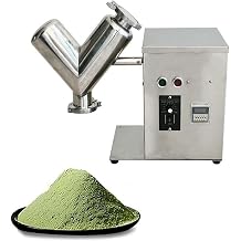 V-Type Experimental Powder Mixer,Vertical Stainless Steel Particle Granule Rotary Blender w/Adjustable Speed,Large Electric Dry Powder Mixer for Food Processing 2L