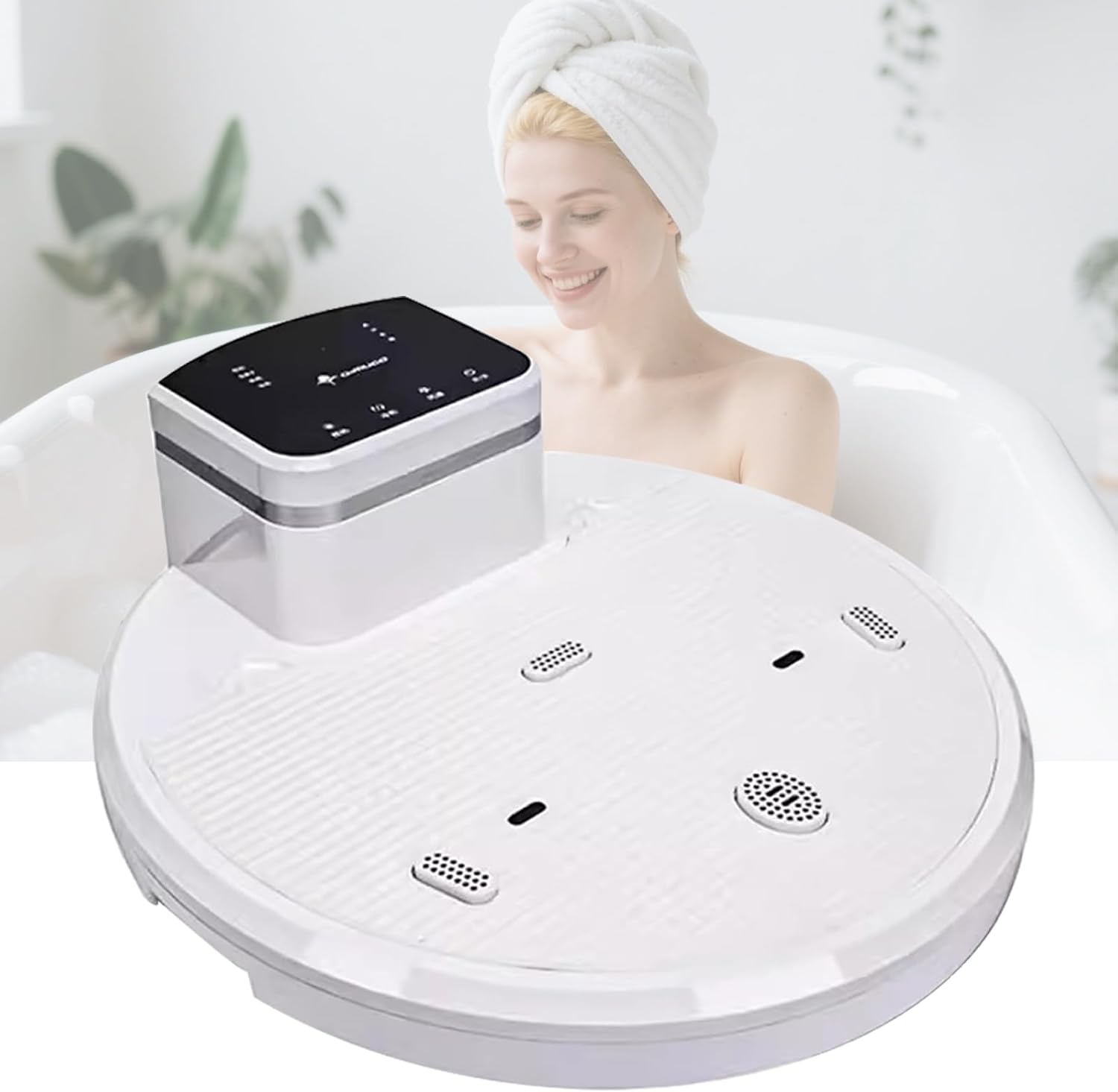 Full Body Dryer After Shower, Body Care Dryer, 2500W Body Heater Blow Dryer?Foot Touch Screen, for Home and Bathroom (White)
