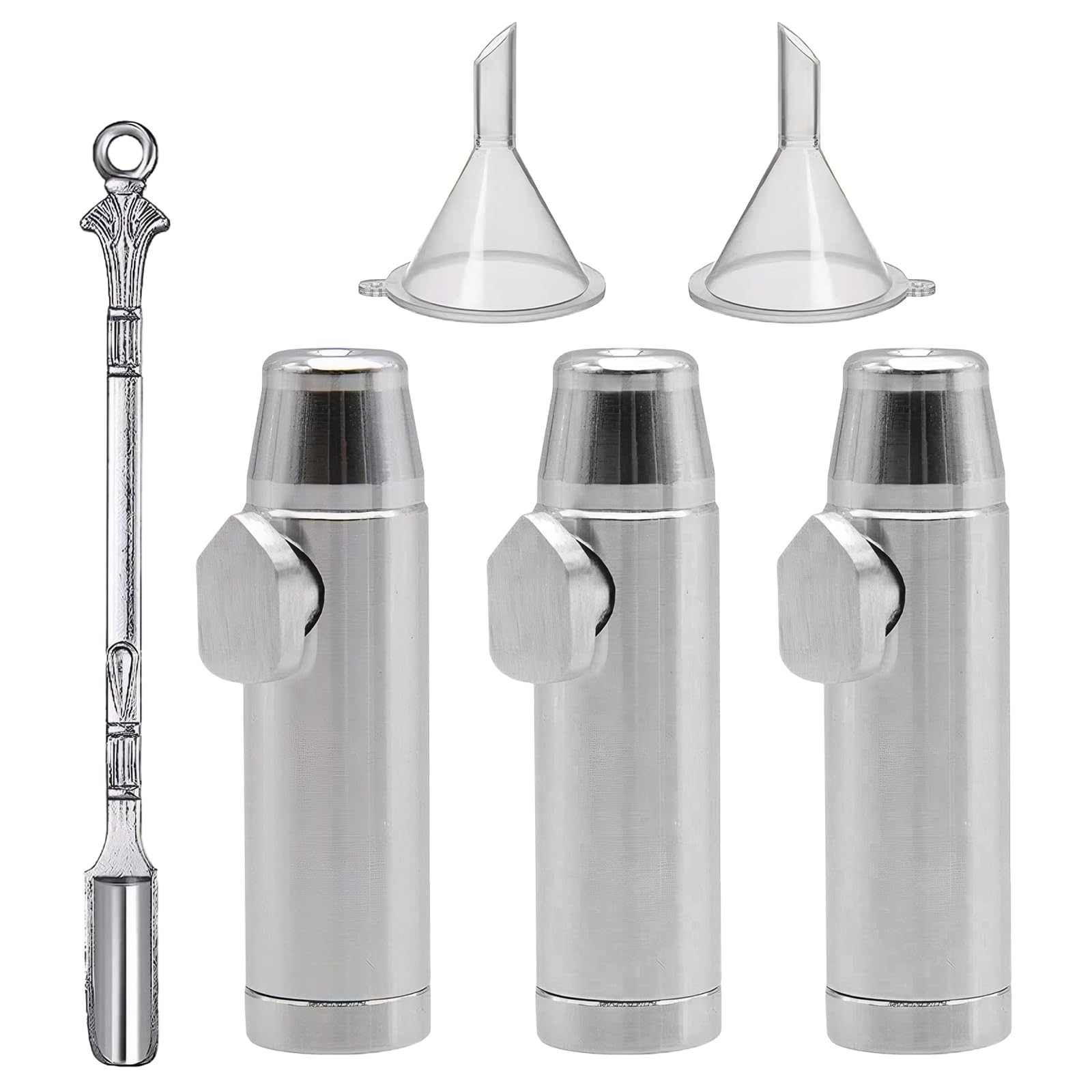 HEADNMORE® Dosatore HM9-Money Sniffer Snuff Sniff Bottle Portioniere Dispenser 1 Pezzo