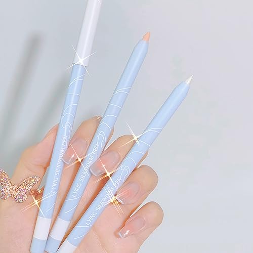 Miniatura 8 de Miaoyan Galaxy Pearlescent Silkworm Pen iluminador y resaltador de sombra de ojos adherido a maquillaje impermeable y no manchado para mujeres kit