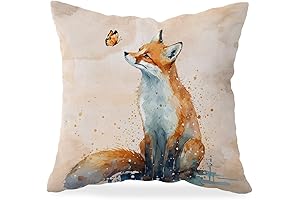 HONGLUNG Fox Pillow Covers: Vintage Flair for Your Living Space