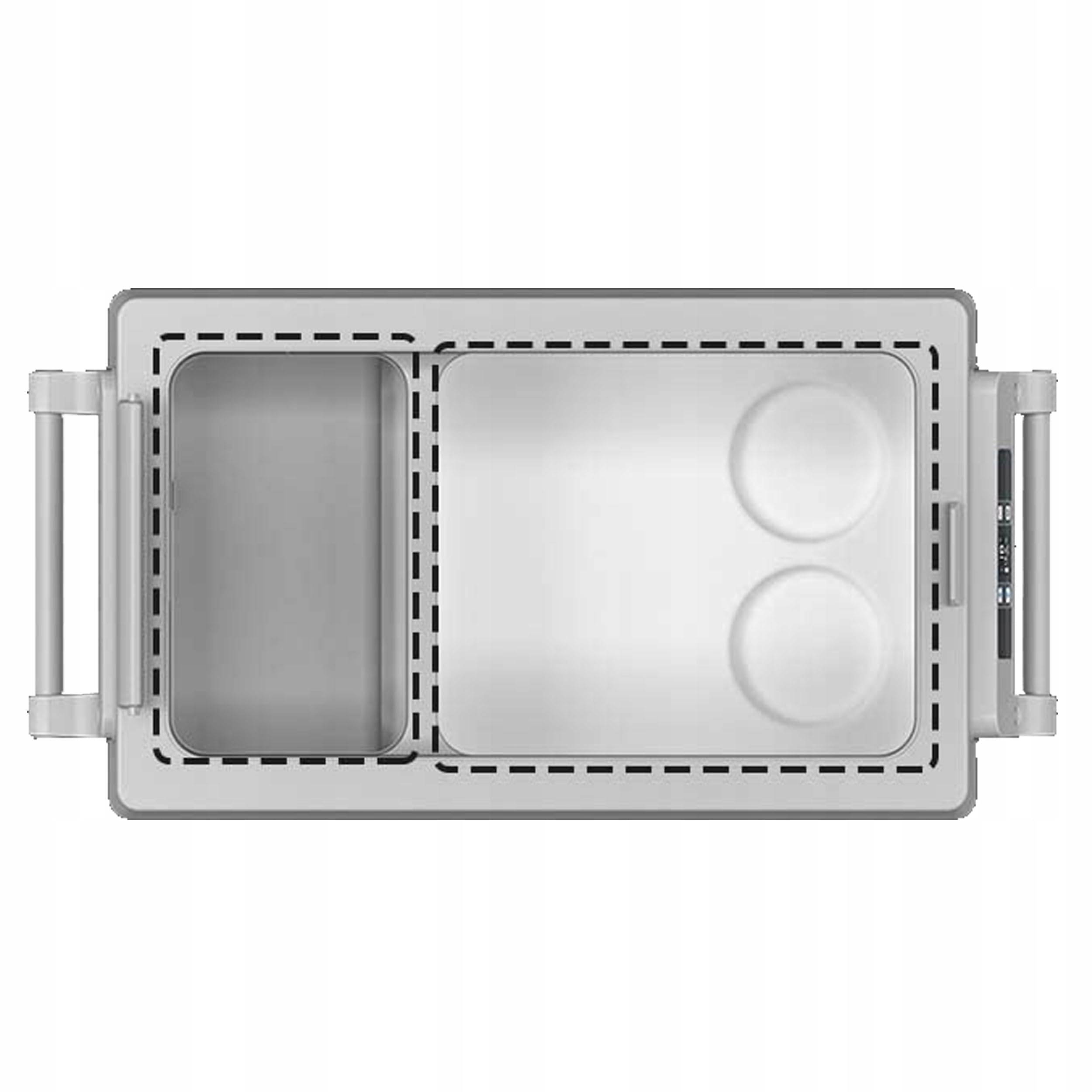 Kompressorkühlschrank für Auto, tragbare Kompressor-Kühlbox, 55 L, Minikühlschrank Wohnwagen Camping LKW, -20℃, 12/24V DC 230V AC