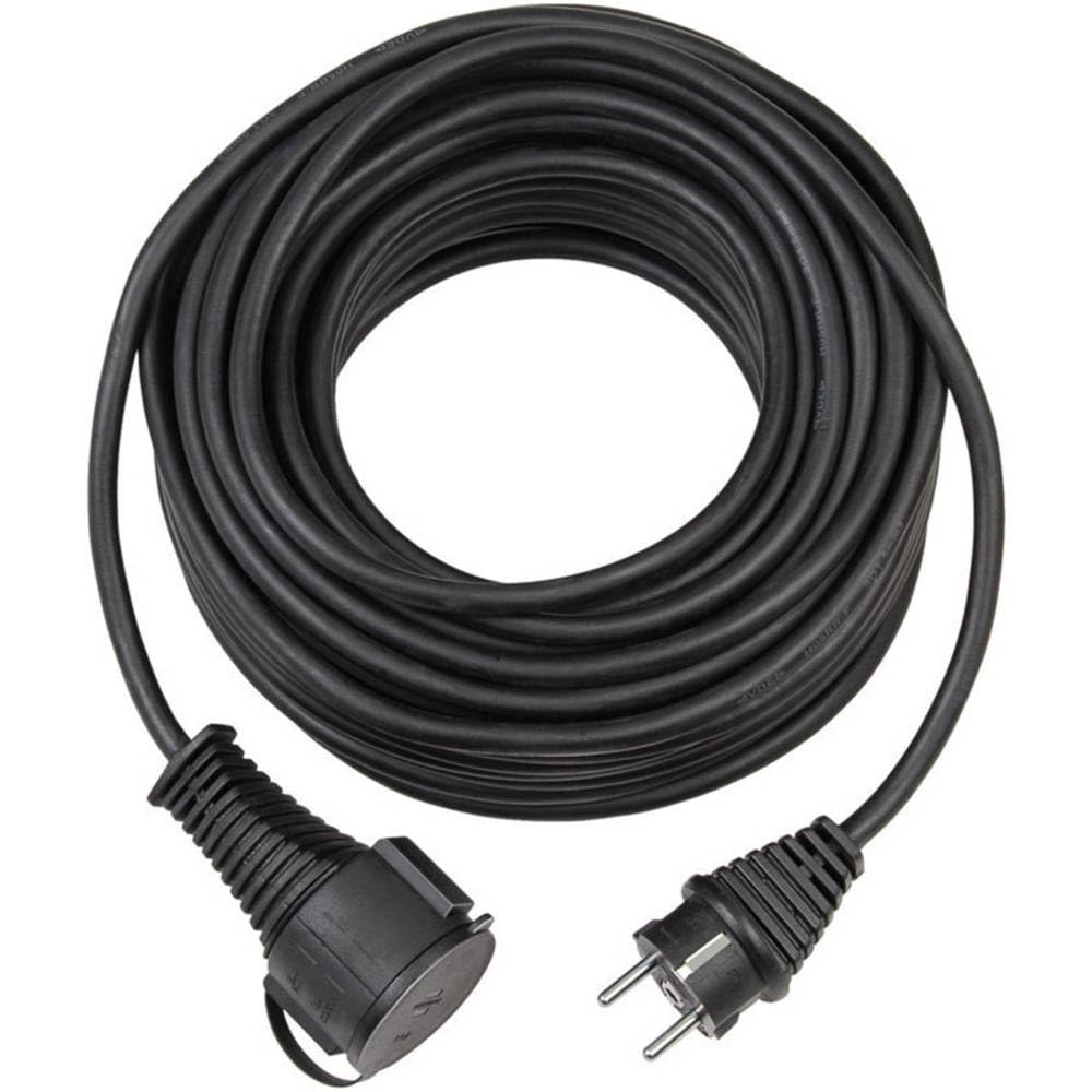 Brennenstuhl BREMAXX® cable alargador de corriente (cable de 15m, para uso corto en exteriores, Made in Germany) rojo