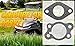 QAZAKY 6 Pcs Carburetor Gasket Compatible with EZGO Gas Golf Cart 295cc 350cc 4-Cycle Robin Engine Marathon Medalist TXT Freedom ST Sport ST350 MPT Workhorse 800 875 1200 Club Clays Car Shuttle Series