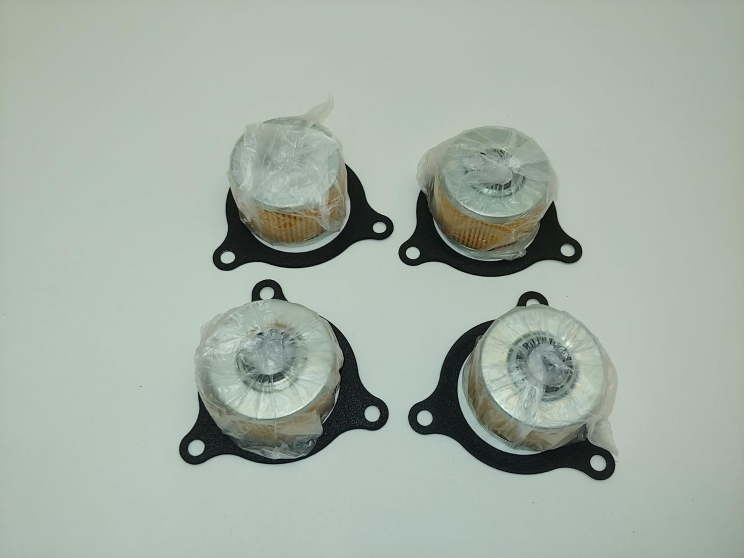4 BARE Royal Enfield RE Himalayan Scram 411 Motorcycle Oil Filters and Seals 88864 lot. JL Missouri Parts & Misc.