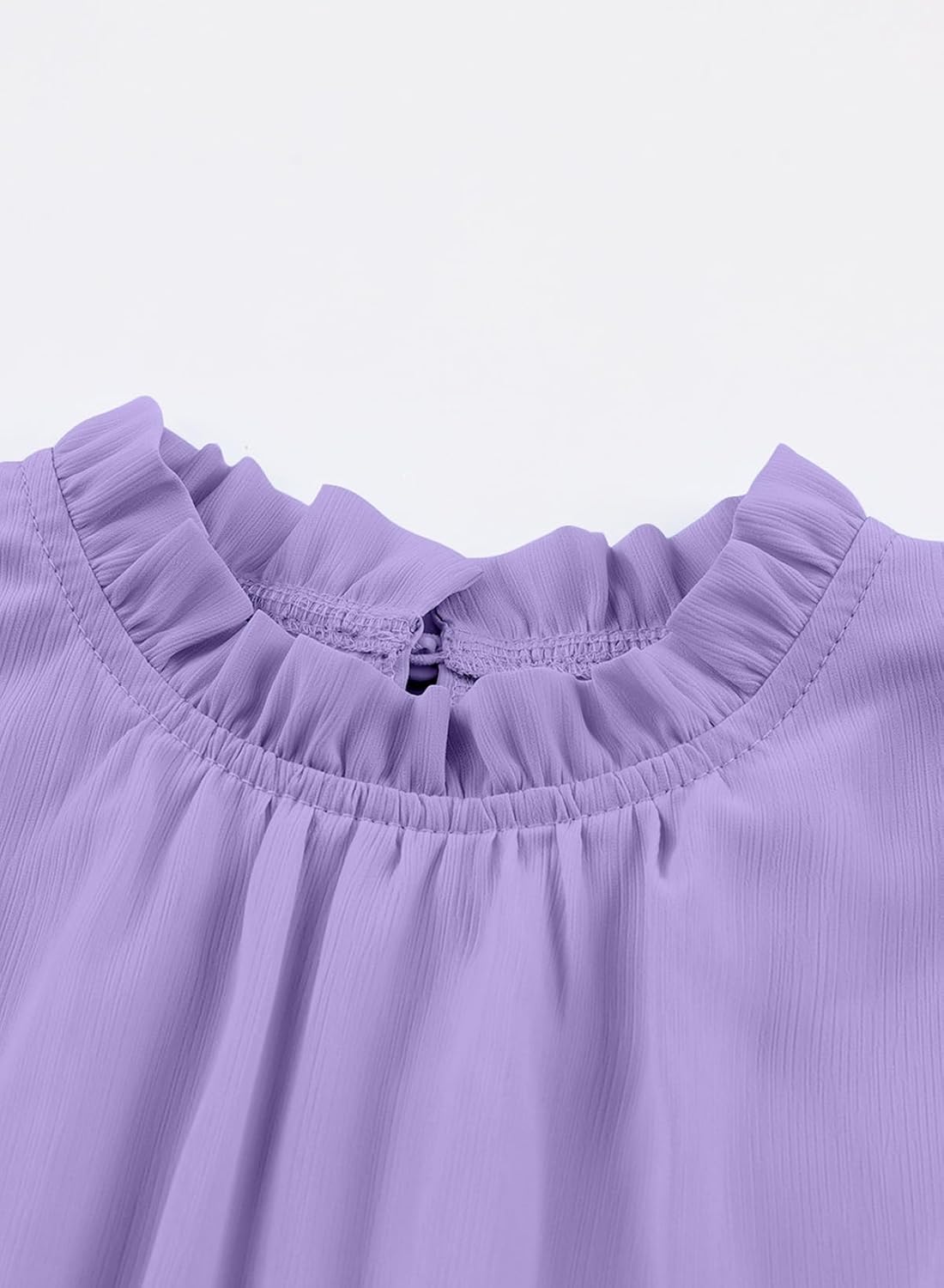 blibean Tween Girls Elegant Dresses Kids Summer Ruffle Sleeve Dress Size 4-15 Years Old - Image 6