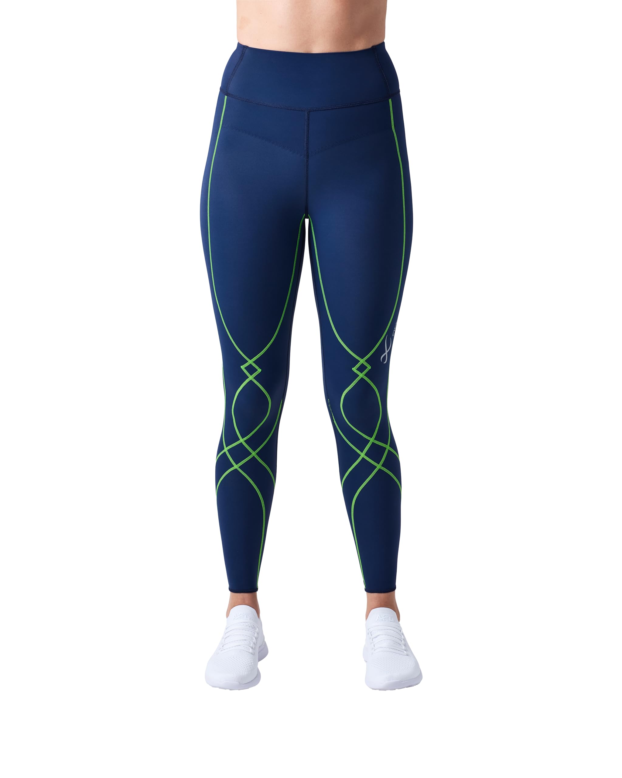 CW-X Damen Kompressionshose Cw-x Women's Stabilyx 3.0 Joint Support Compression Tight, High-Rise Leggings with Back Phone Pocket for Running, 131809