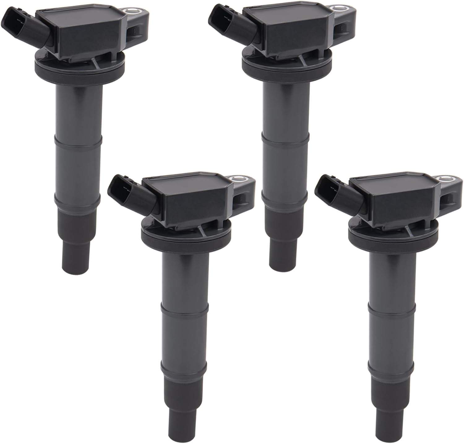 UF333 Ignition Coil Pack Set of 4 Compatible with Toyota Camry RAV4 Solara Highlander Scion Lexus HS250h TC 2.0L 2.4L L4 Engines, Replacement for C1330 UF333 90919-02244 Ignition Coil