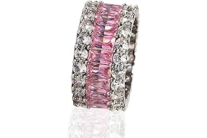 AZQ Sterling Silver Cocktail Rings