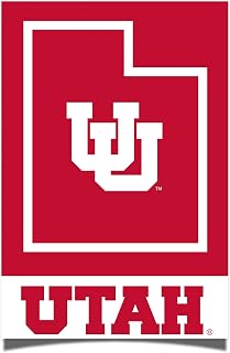 Desert Cactus University of Utah Poster UU Utes 11 x 17 Inch Room Office Décor Decoration Official Fan Gear (11x17,Classic Style B)