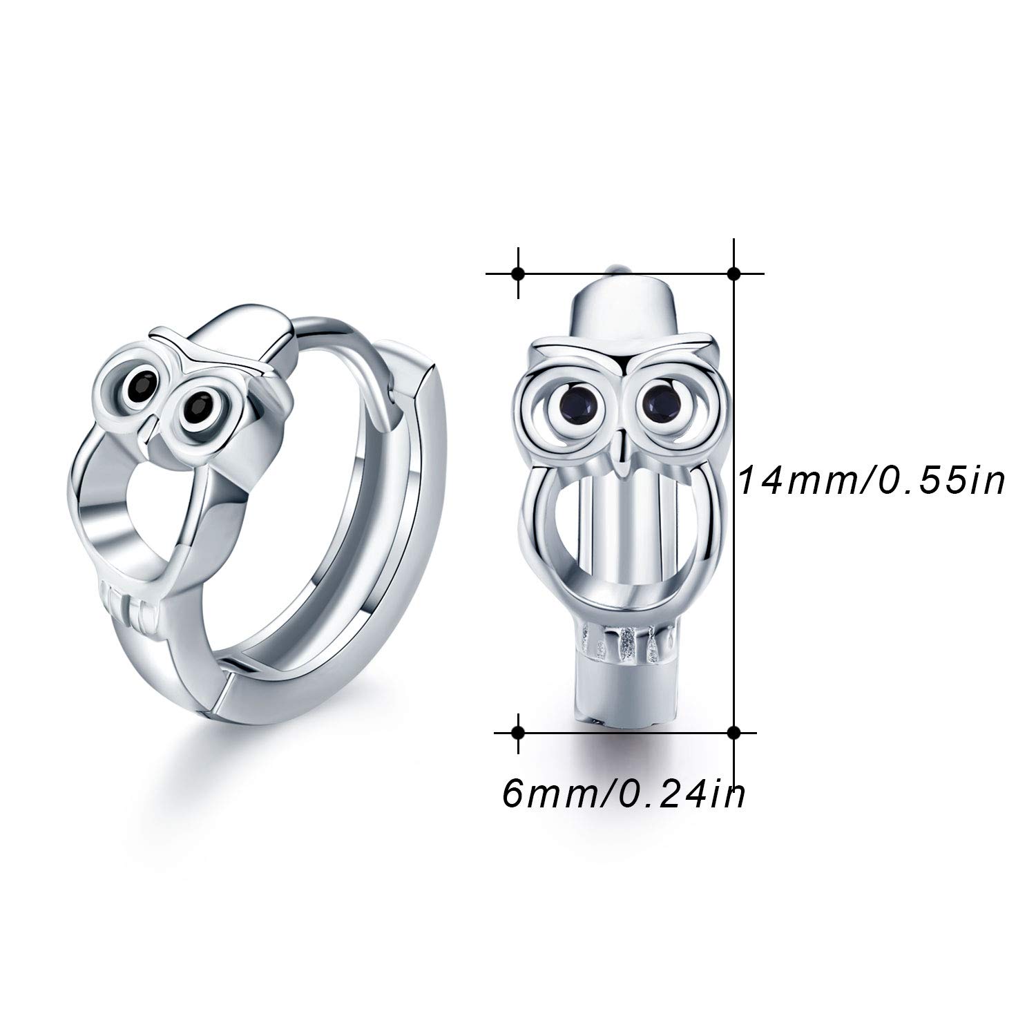 REDSUN Orecchini a cerchio in argento Sterling 925, piccoli orecchini a cerchio per ragazze e donne, regalo di compleanno