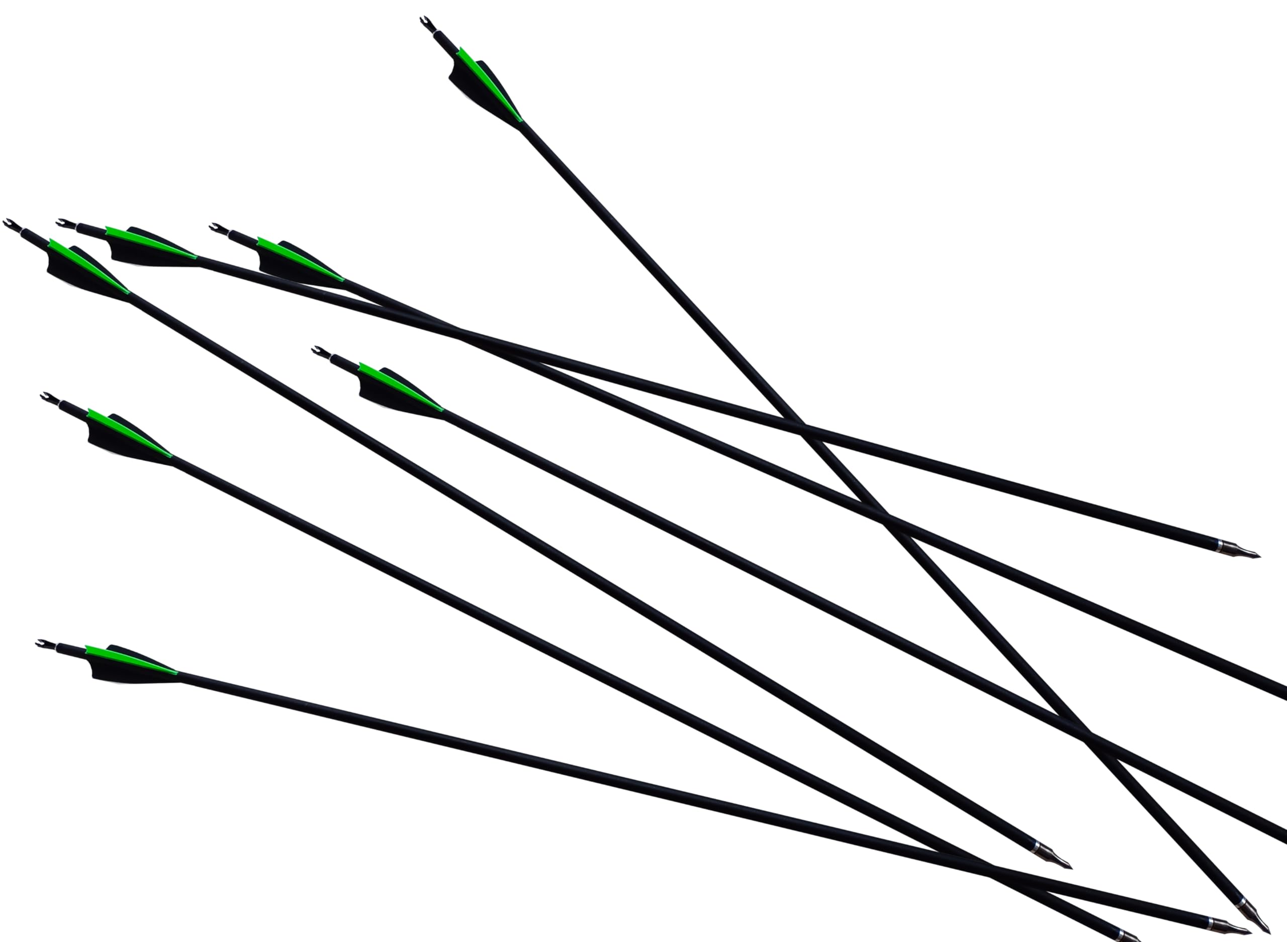 12 Stück Carbonpfeile 30 Zoll 500 Spine Bogenpfeile Jagdpfeile Pfeile Pfeilspitze für Recurvebogen Compound Bogen