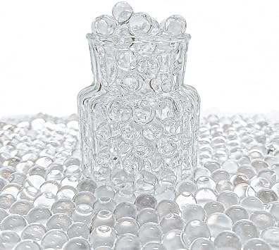 Crystal Vase Gems - Transparent Decorative Filler for Floral Arrangements & Modern Home Decor