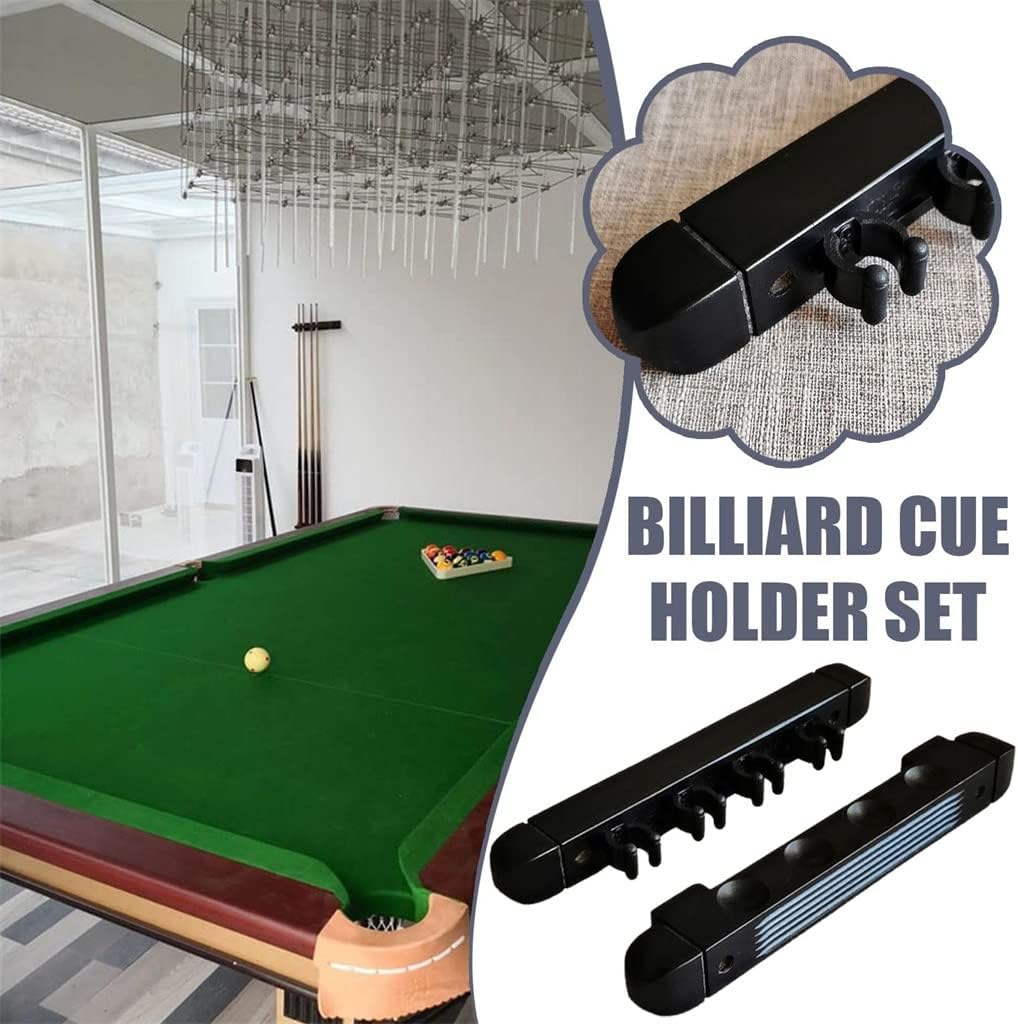 Billiards Pool Table Wall Mounted Professional Cue Accessories Rack Snooker 6 Wooden
