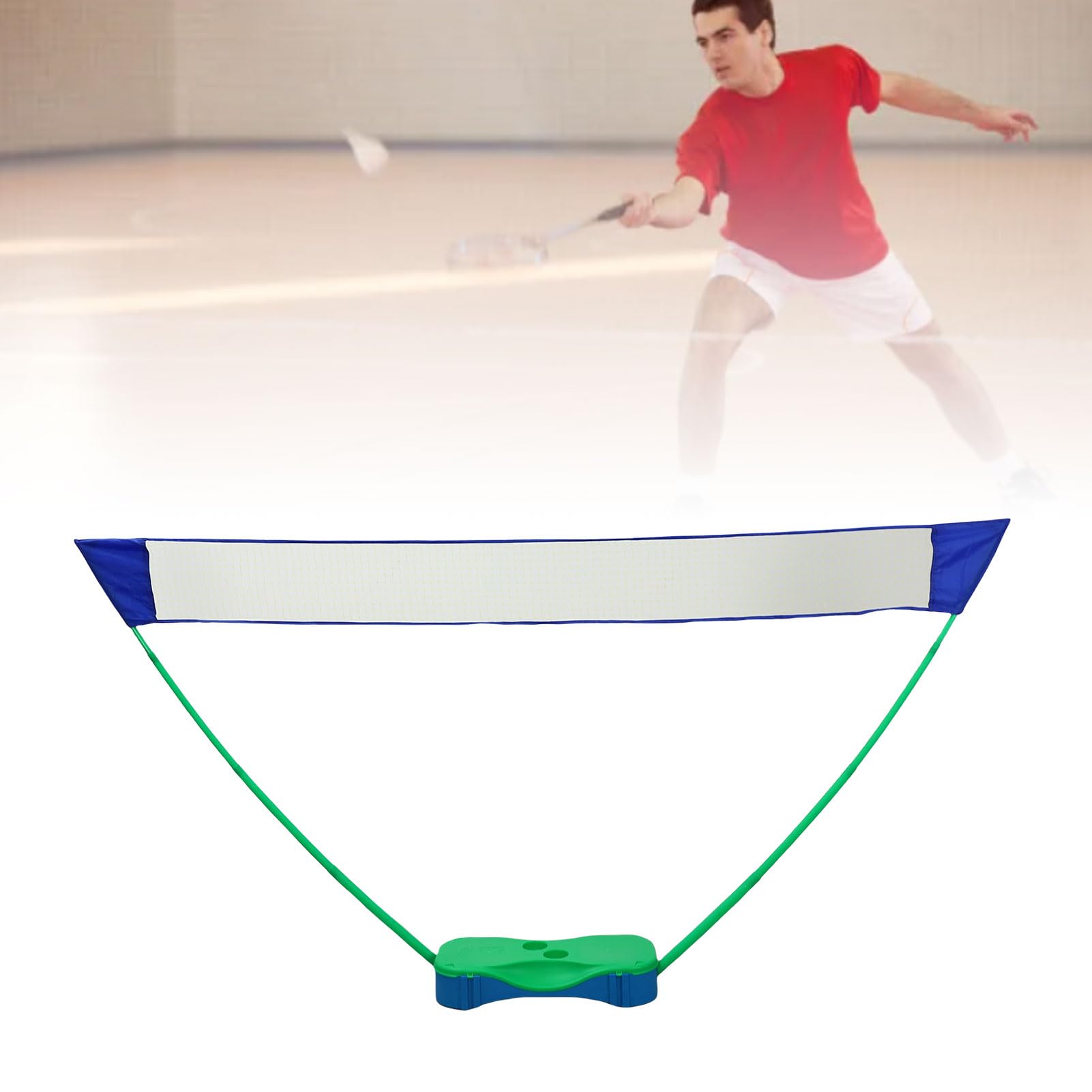 Przenośna Netto Badminton Set Setup ABS Polypropylelen Net Sportowa z Szybkim Projektem do Gry w Tenisa na Podwórku Tenisowe Gry na Zewnątrz