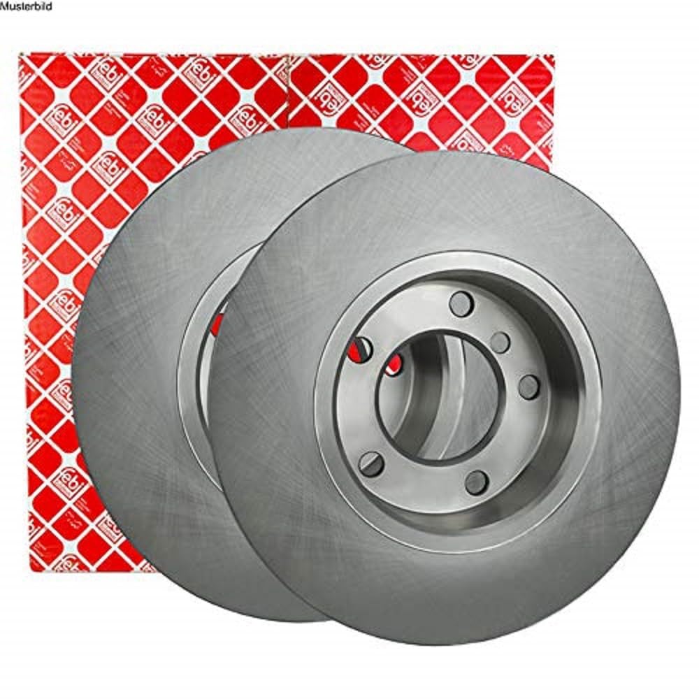 2x Brake Discs Pair Solid Front 236mm 08504 Febi Set 0569013 0569030 090008005