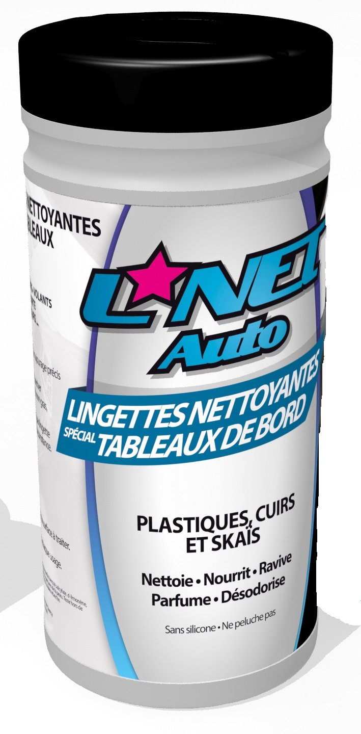 Lingettes nettoyantes intérieurs automobiles anti-poussière à action antistatique