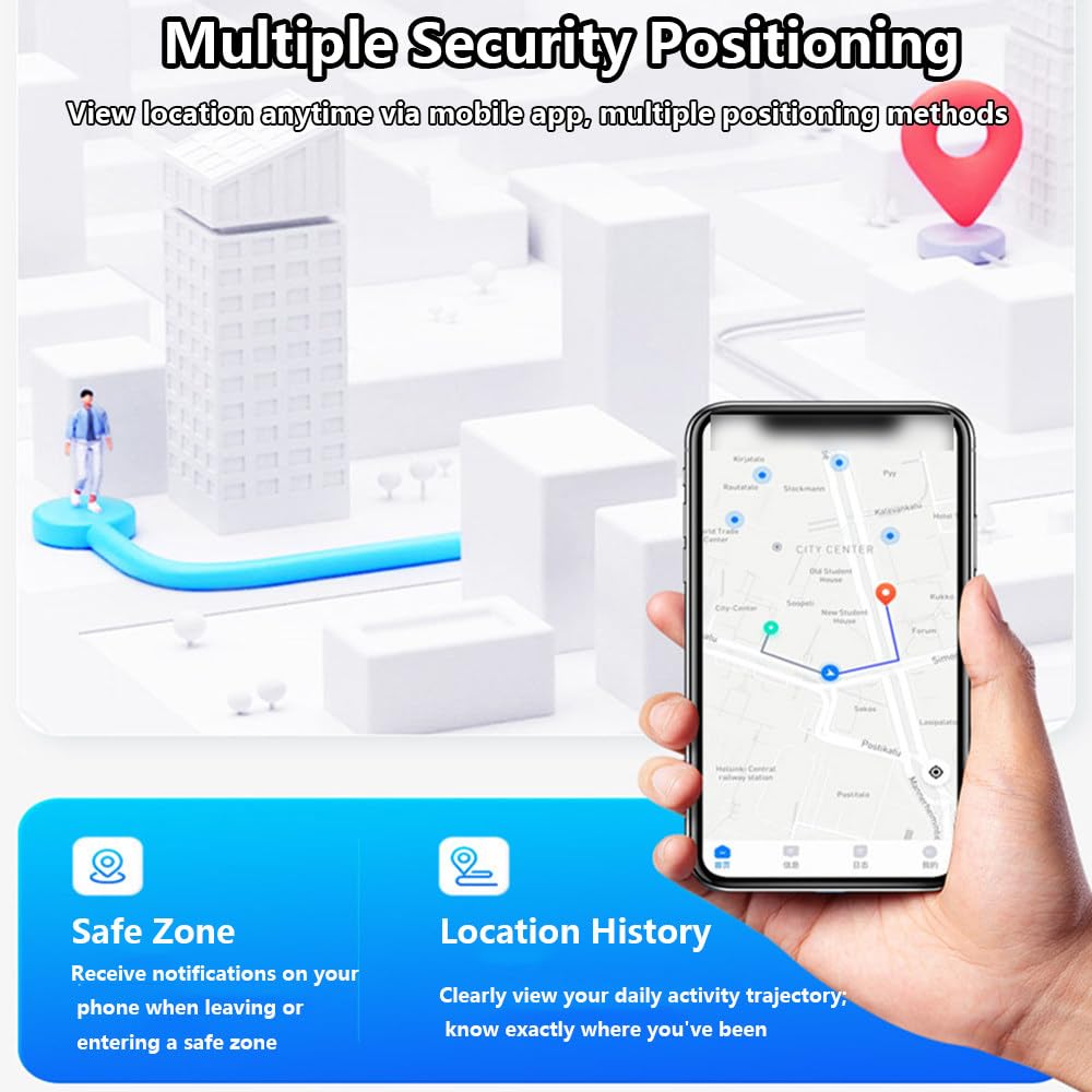 Reloj inteligente de detección de caídas con videollamada, posicionamiento GPS, llamada de emergencia SOS, monitoreo de salud, pantalla táctil de 1.5 pulgadas, impermeable, frecuencia cardíaca, valla