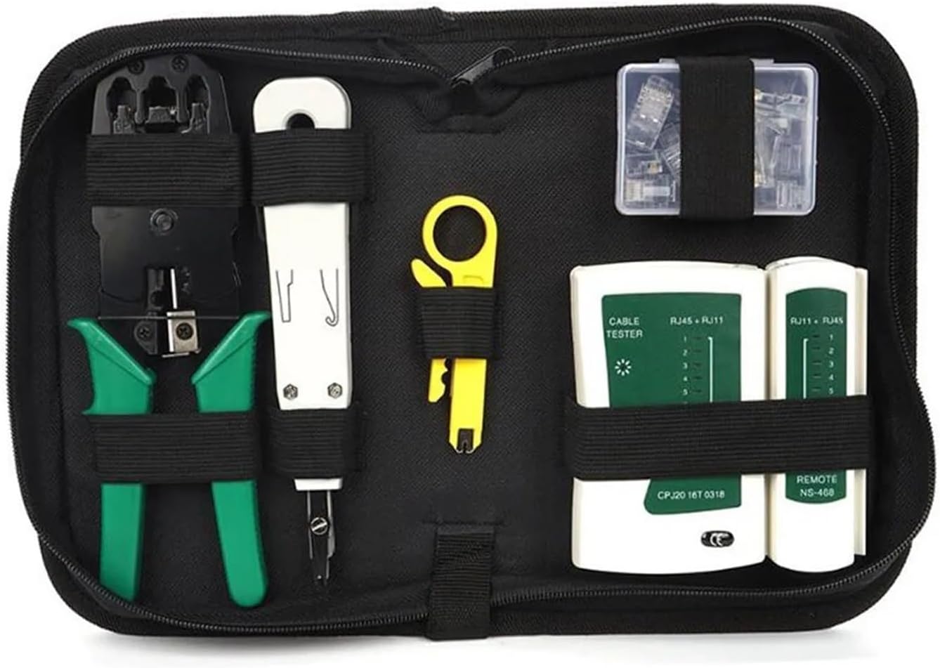 Automotive Electrical connectors Hardware Tool Combination SetNetwork Cable Combination ToolNetwork Installation ToolkitNetwork Cable Pliers Set(2KT-2172)