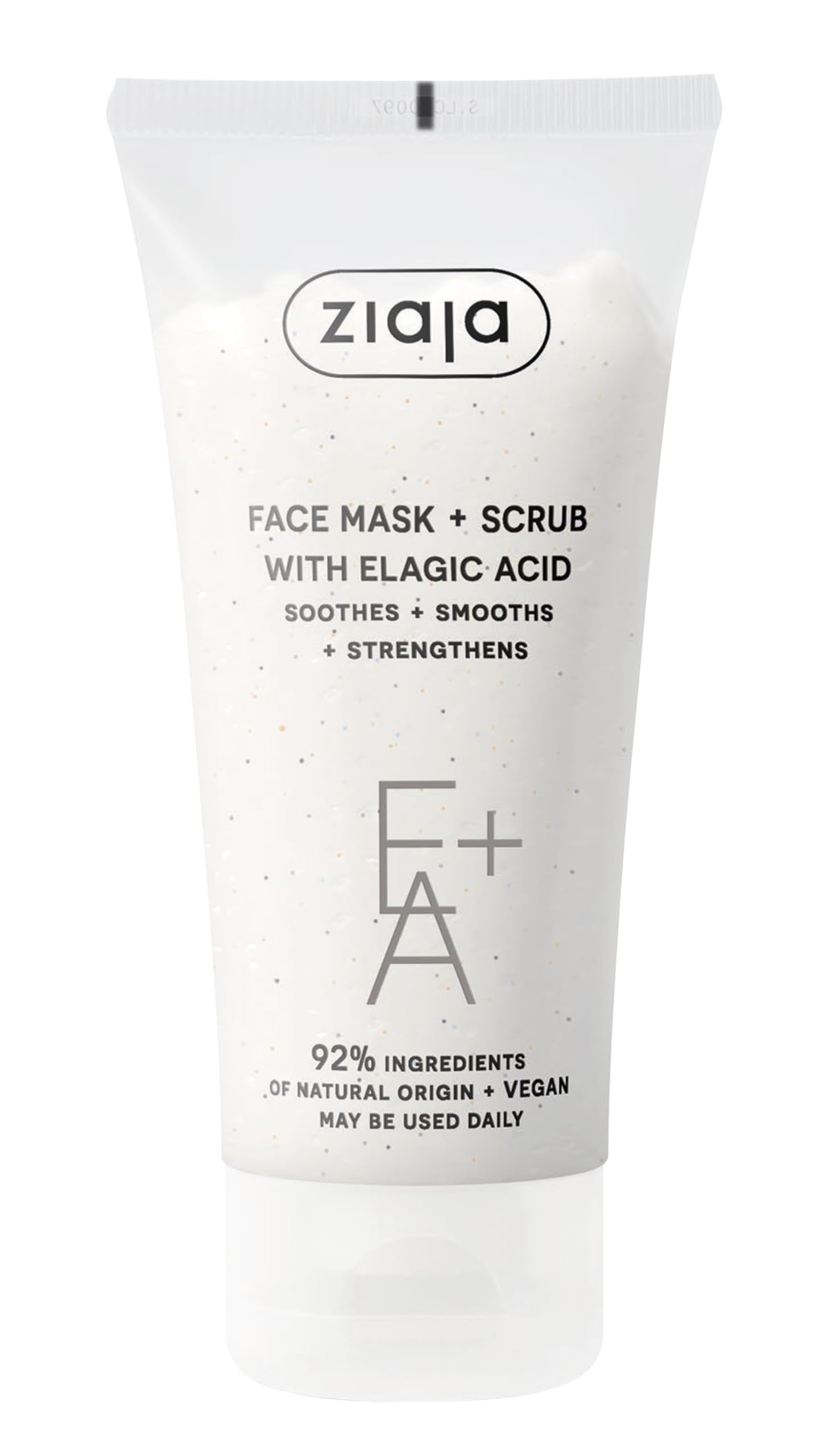 Ziaja Mascarilla y exfoliante facial con ácido elágico