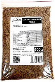 Lentilha Canadense Verde 500g Armazém Seu Luiz
