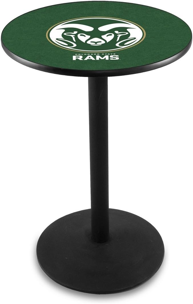 Holland Bar Stool Co. L214-36" Black Wrinkle Colorado State Pub Table