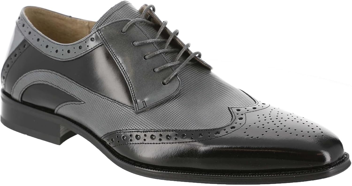 Stacy Adams Mens Ivingale Wingtip Lace Up