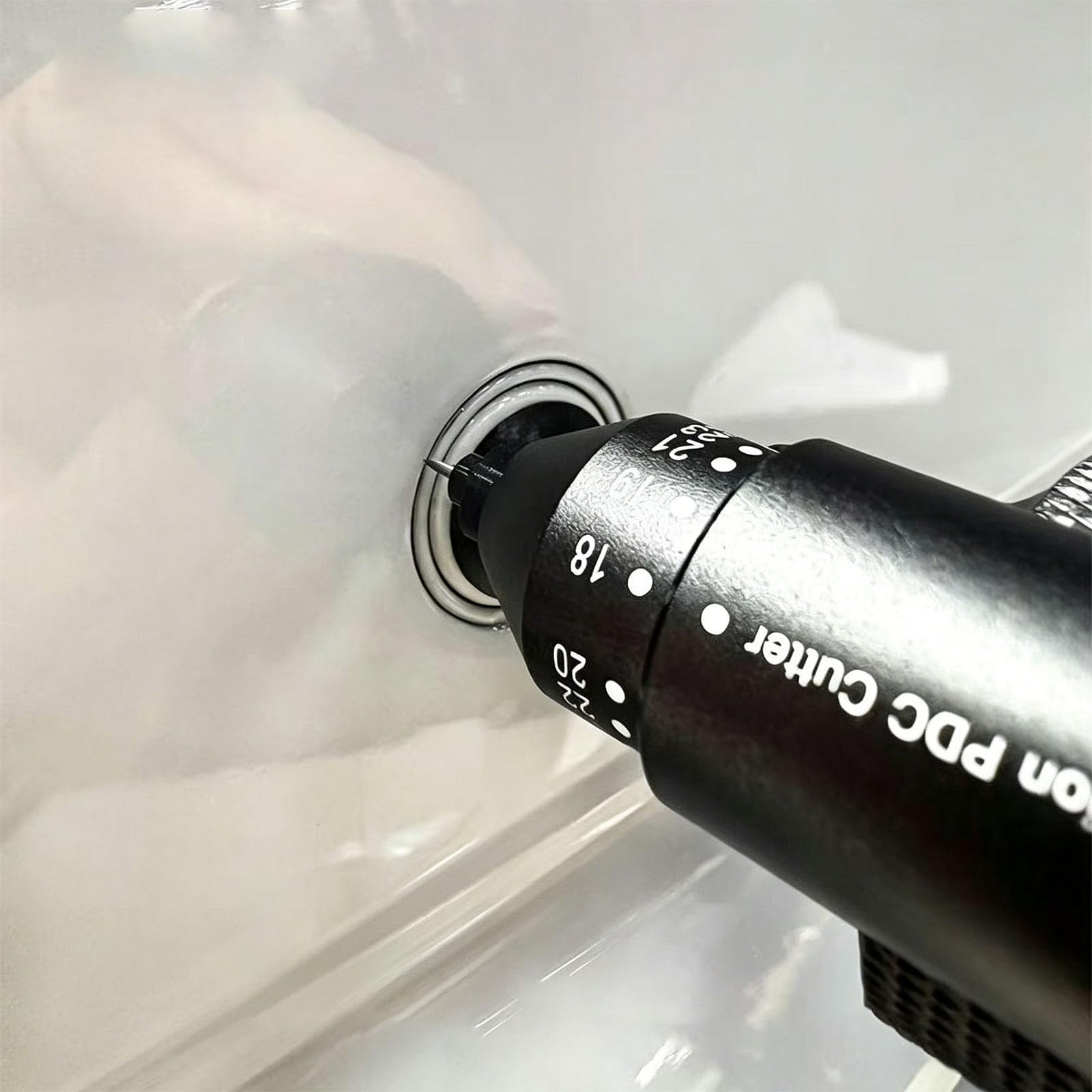 COOLHOOD Dispositivo de detección de metales herramienta raspadora de agujeros para recortar película de ventana automotriz precisa cortador Lidar fácil de usar