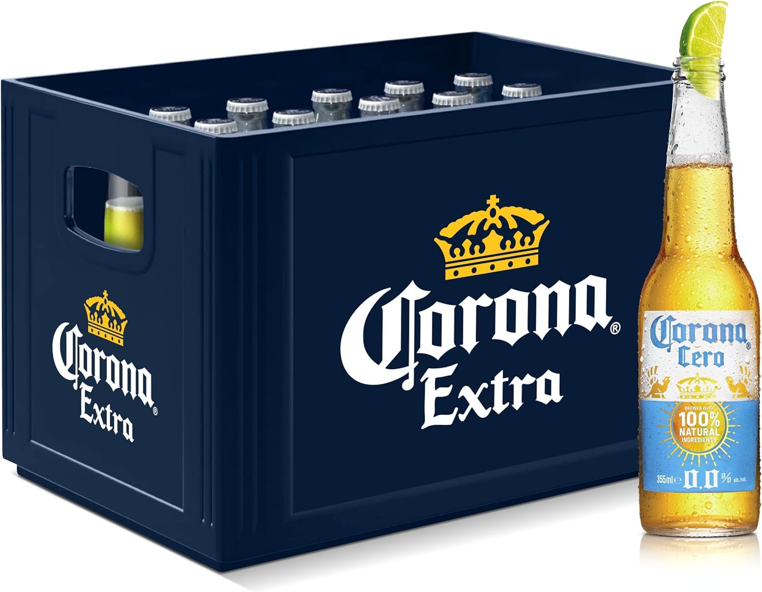 Italian Gourmet Birra Analcolica cerveza sin alcohol 0,0% 24 x 33cl | gusto leggero e rinfrescante; notas malteadas, perfectamente refrigeradas para pizza, peso neto total 7,92 L + Polpa 400 g