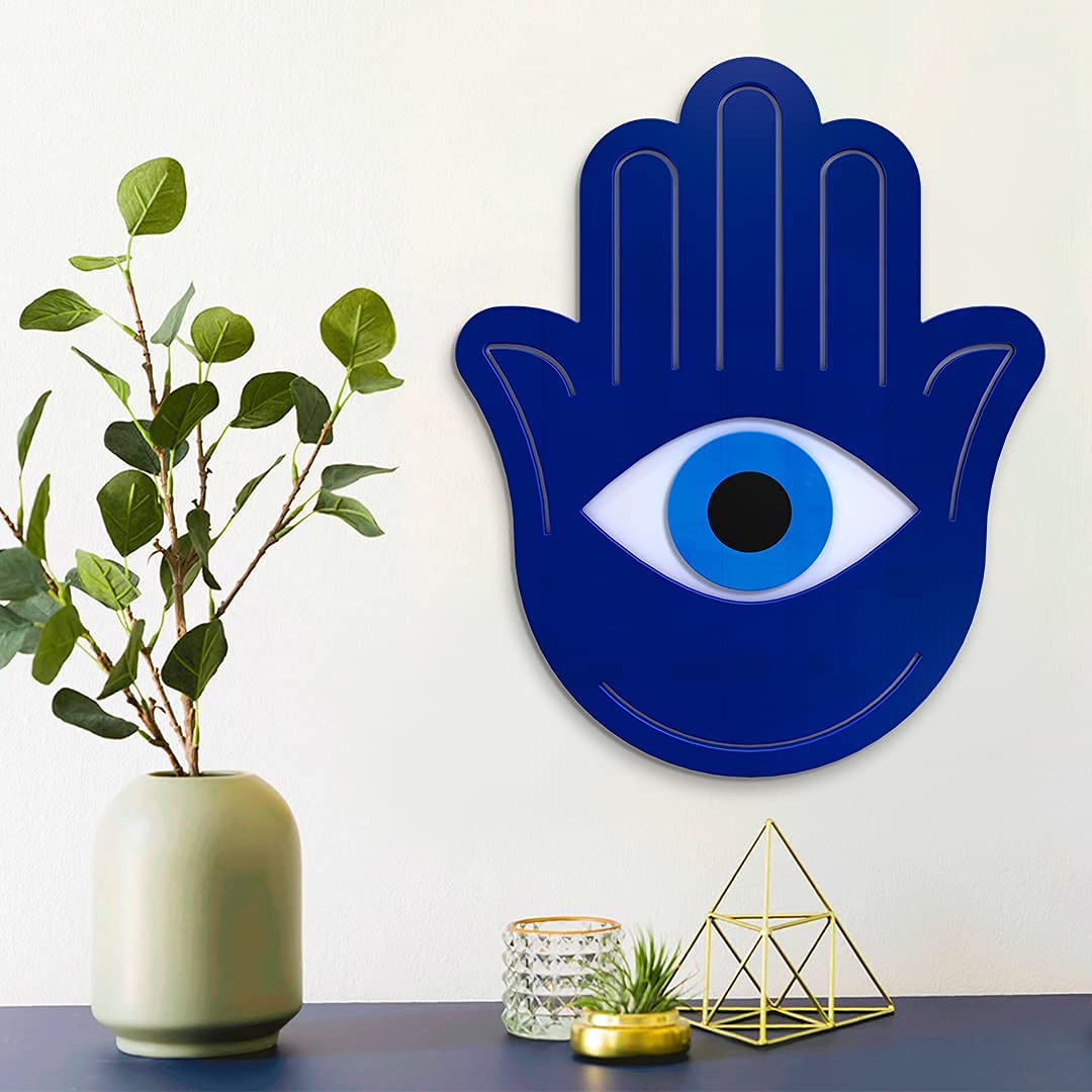 Buy 4ArtWorks Hamsa Hand Wall Art Ready to Hang Acrylic Wall