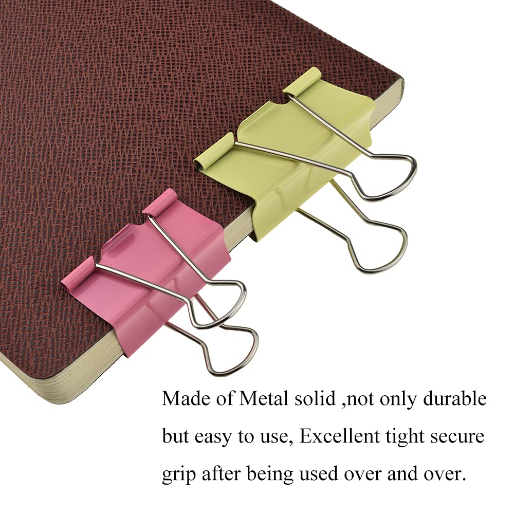 30 Stück Binder-Clips 19 Mm – Metall-Klammern Für Papier & Mehr