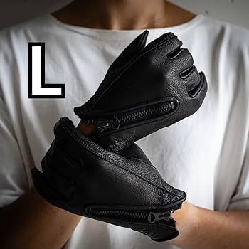 Amazon | ランプグローブス LAMP GLOVES ZIPPER FF- BLACK L