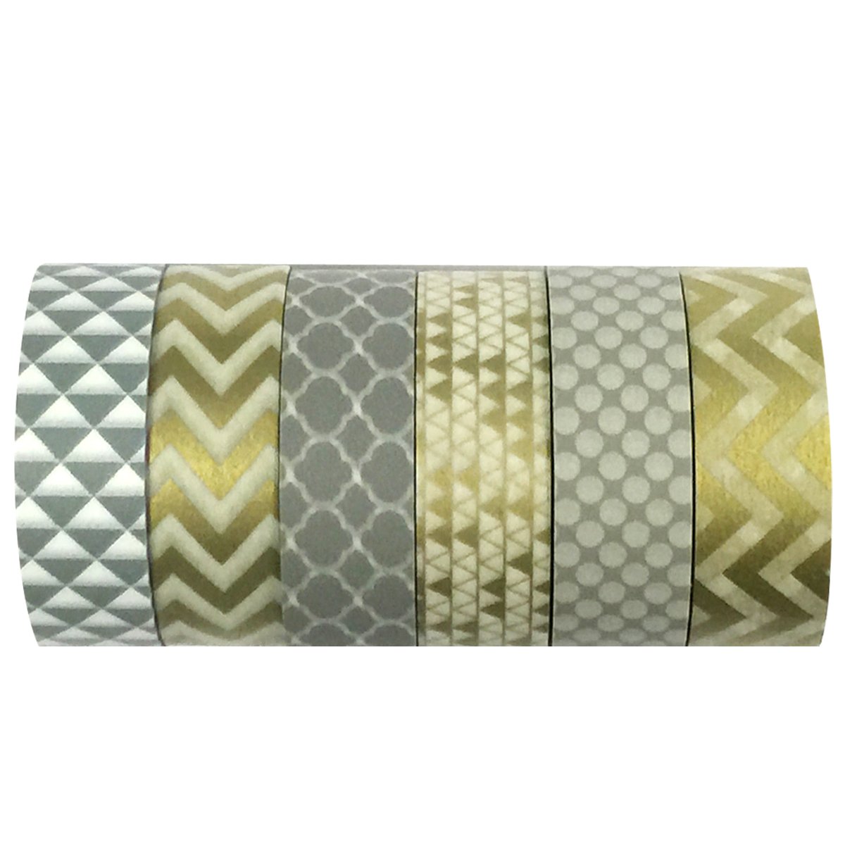 allydrew Washi Tapes Decorative Masking Tapes, Set of 12, ADSET36