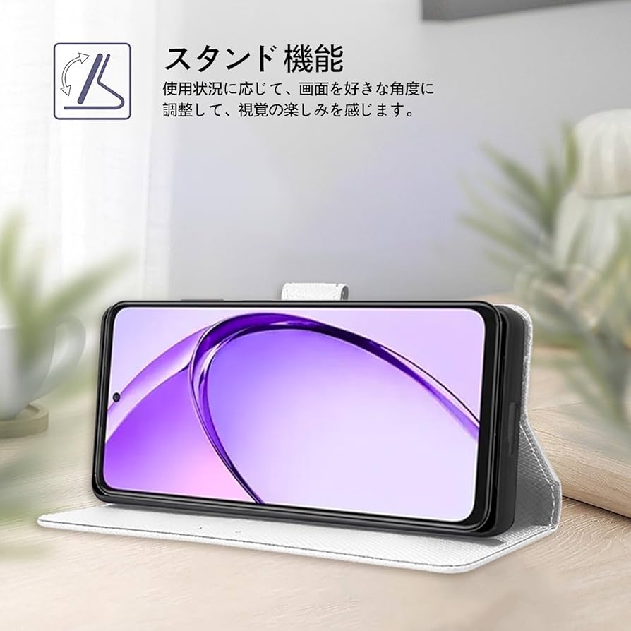 OPPO A3 5G パープル SIMフリー ケース付き 新品未使用❣️ OPPO 新品未開封 A3 5G 4GB+128GB パープル ymobile版 SIMロック解除